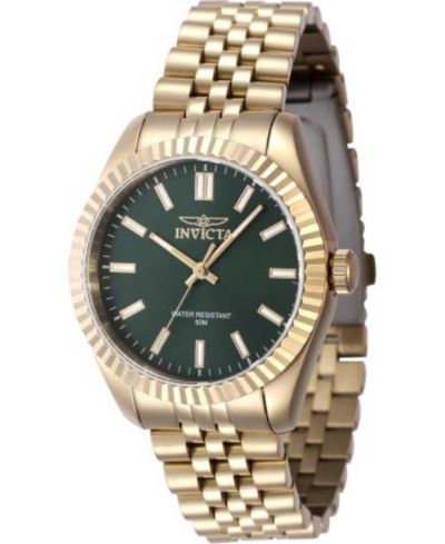 Женские часы Invicta Women's 47505 Specialty Quartz 3 Hand Green Dial Watch