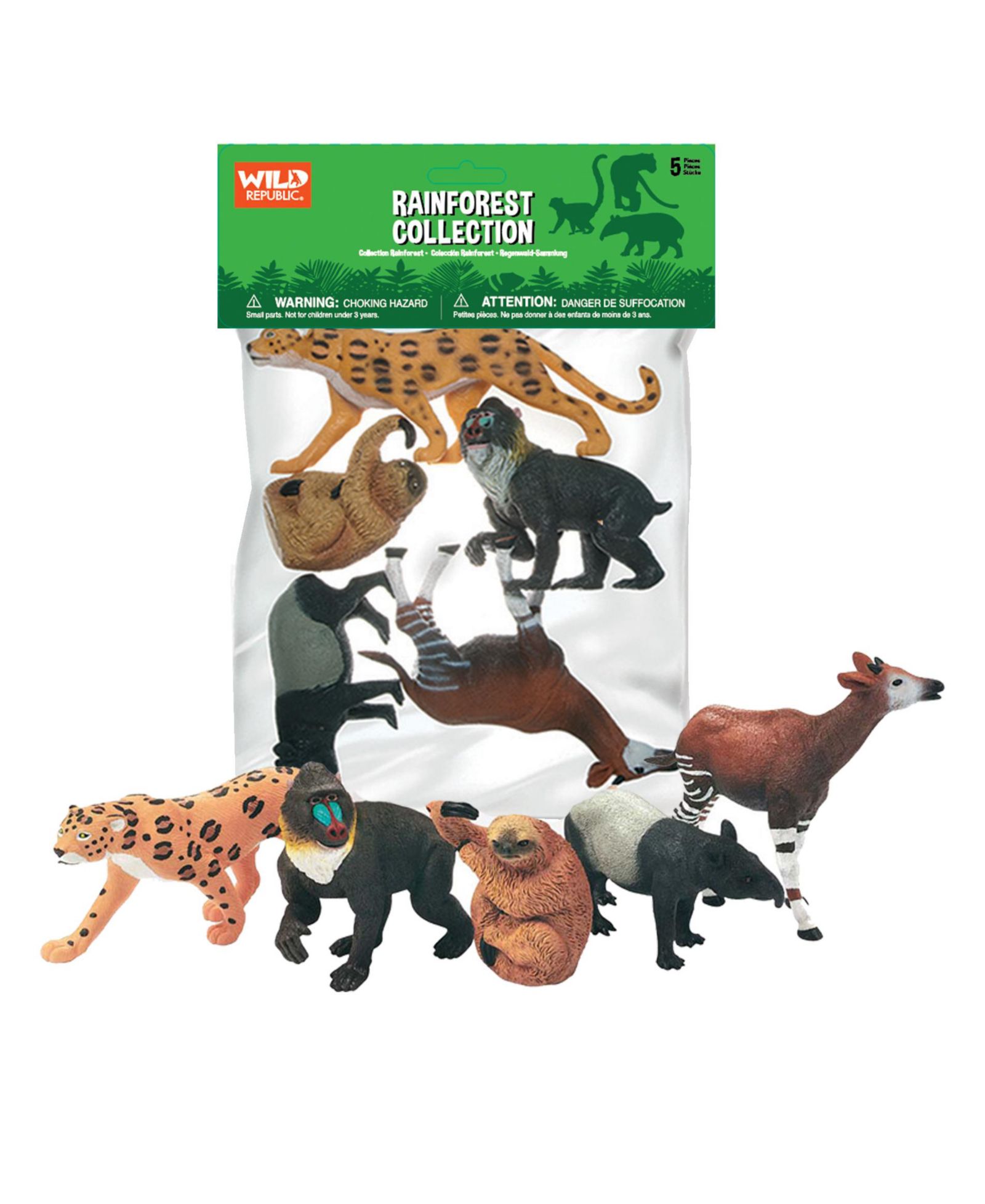 Wild Republic Фигурки Rainforest, 5 штук