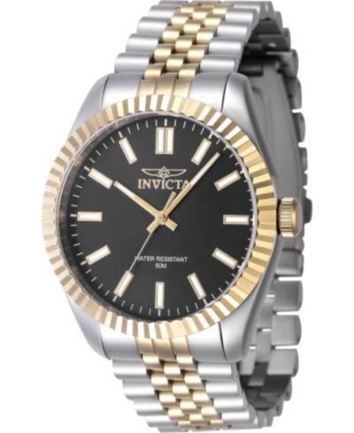 Мужские кварцевые часы Invicta 47483 Specialty с черным циферблатом