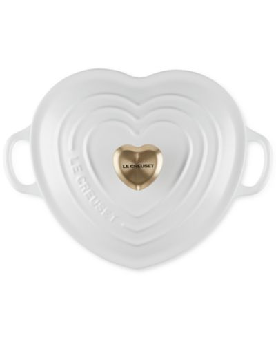 Le Creuset Enameled Cast Iron 1.25-Quart Traditional Heart Cocotte Dutch Oven