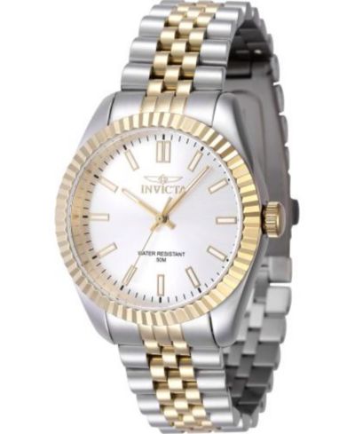 Женские часы Invicta 47500 Specialty Quartz с серебряным циферблатом