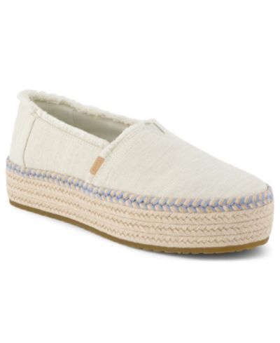 TOMS Women's Valencia  Slip-On Platform Espadrille