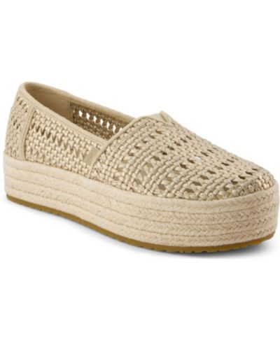 TOMS Женские эспадрильи Valencia Slip-On Platform