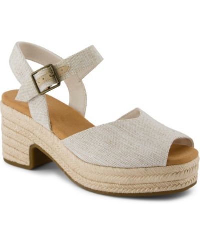 TOMS Women's Isla Peep Toe Sandals