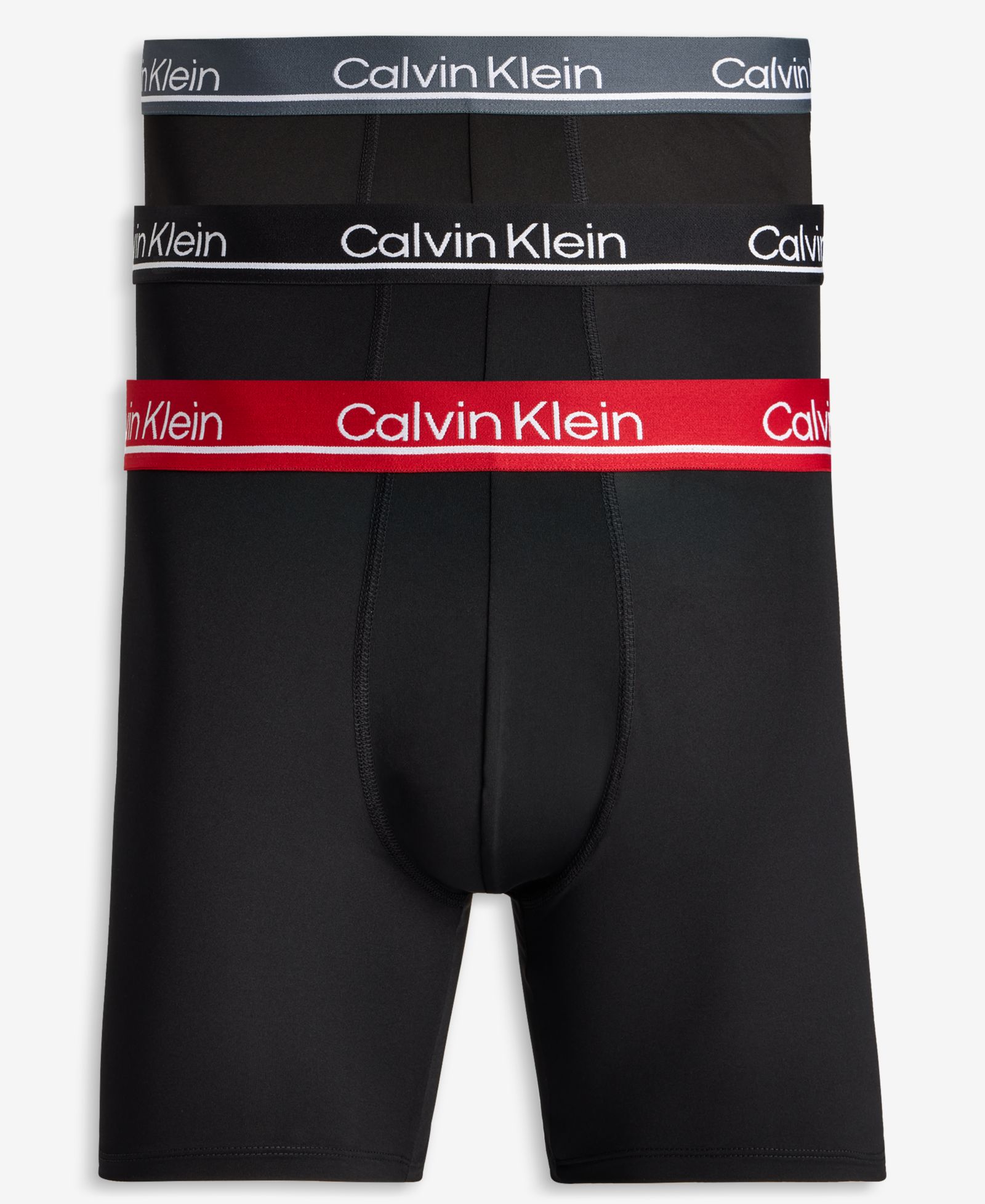 Мужские боксеры Calvin Klein Microfiber Plus Moisture-Wicking, комплект из 3 шт