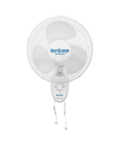 Портативный настенный вентилятор Hurricane Supreme 12 Inch Oscillating 3 Speed, белый