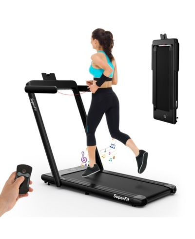 Gymax Motorized Treadmill Folding Under Desk Electric Treadmill w/ APP