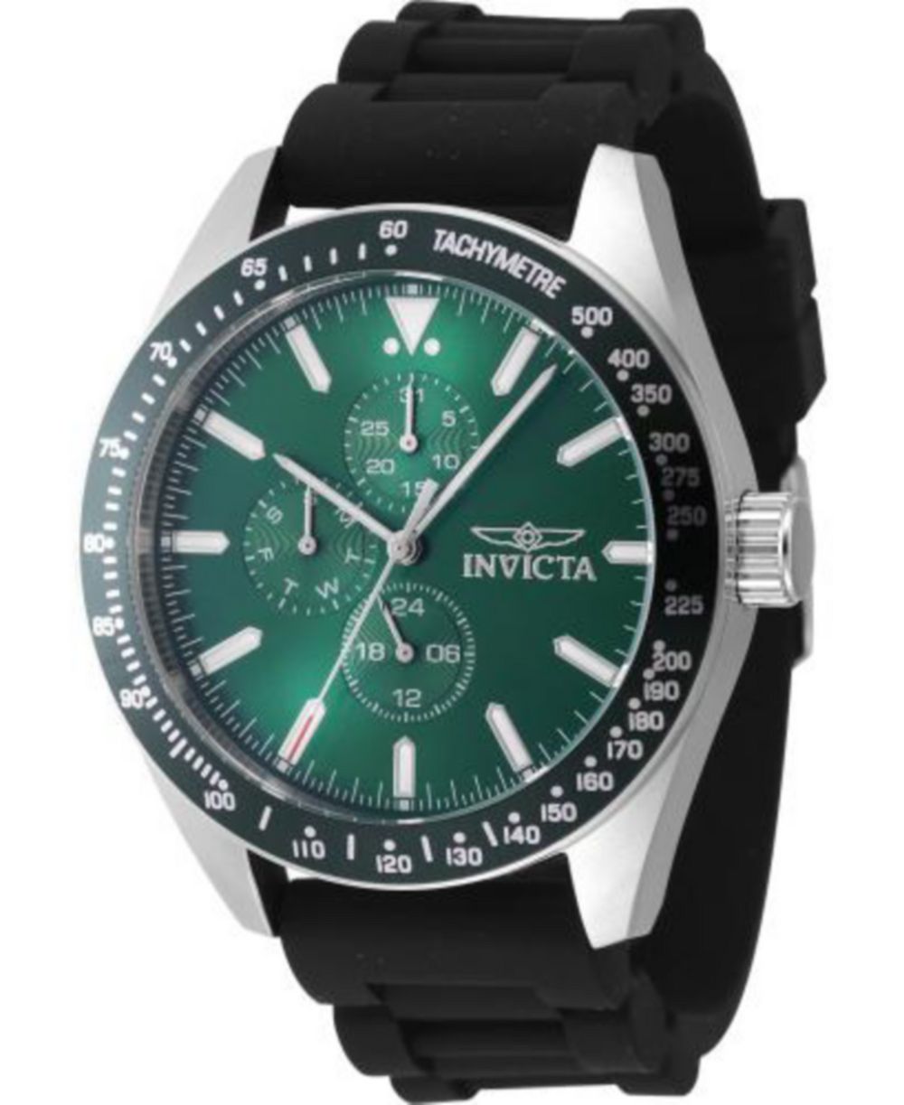 Invicta Men's 47591 Aviator Quartz Chronograph Green Dial Watch