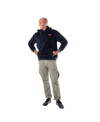 Мужское и женское худи Jill Martin The Best Hoodie in the World Black Chicago Bulls Oversized Lounge Pullover