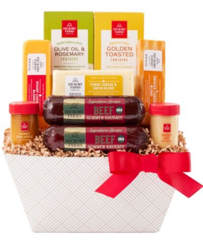 Hickory Farms Signature Flavors Gift Basket, 9 Piece