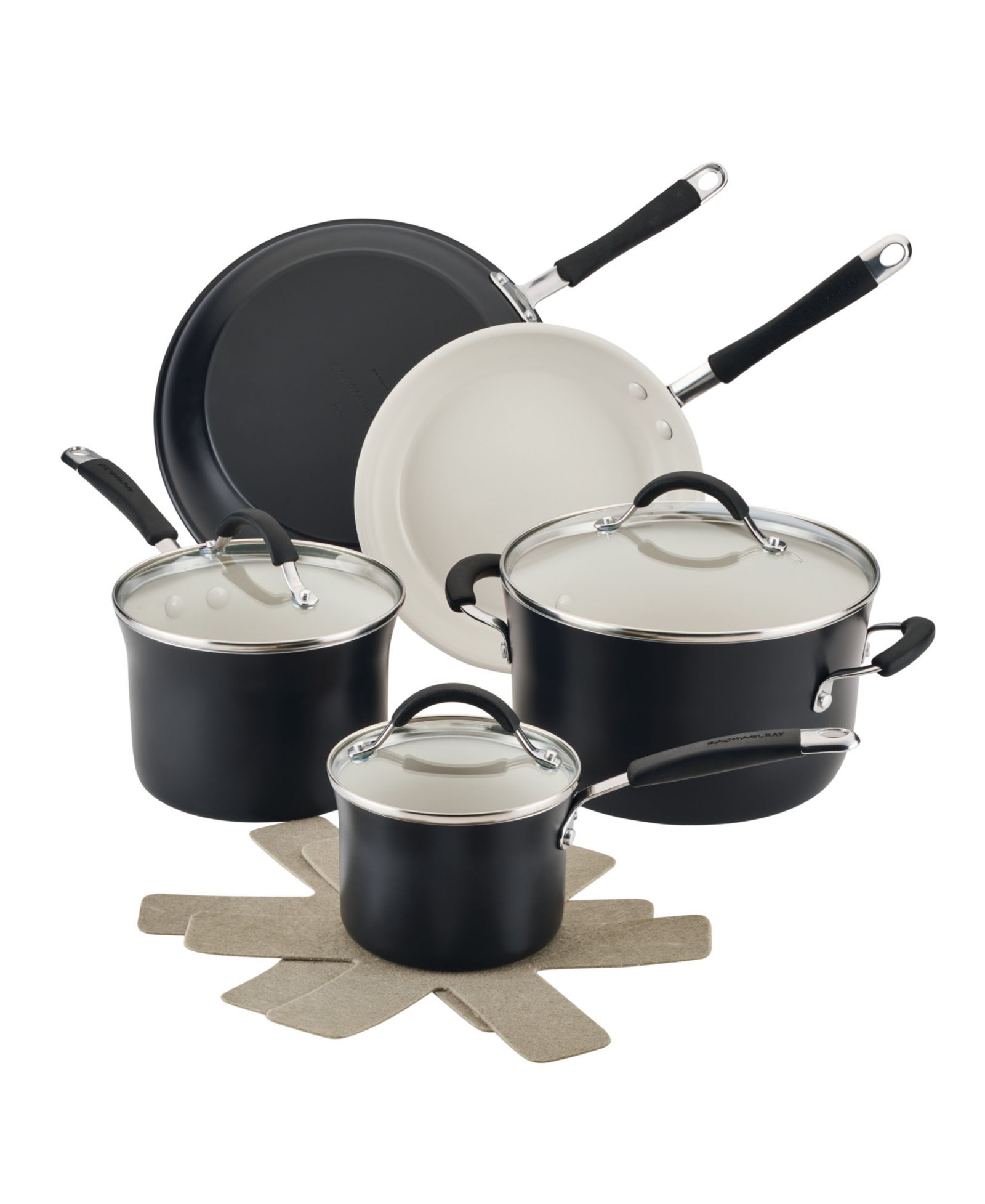 Rachael Ray Cucina Ceramic Nonstick 10-Piece Cookware Set