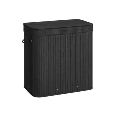 150L Laundry Hamper Dirty Clothes Storage Basket with Lid Liner and Handles