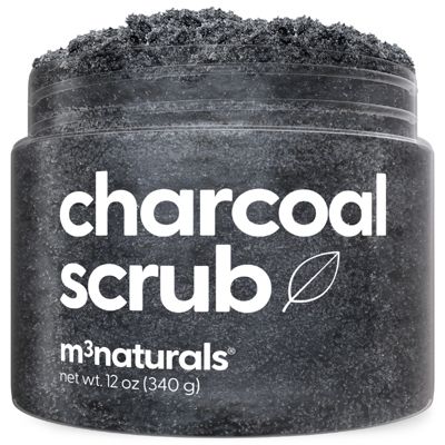 M3 | Charcoal Exfoliating Body Scrub | with Collagen | 12 oz