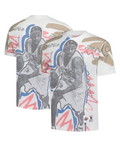 Mitchell & Ness Men's Allen Iverson White 2000 NBA All-Star Game Showstopper T-Shirt
