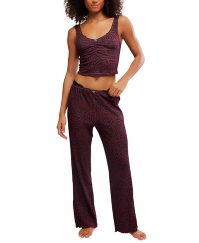 Free People Женский принтный комплект для отдыха