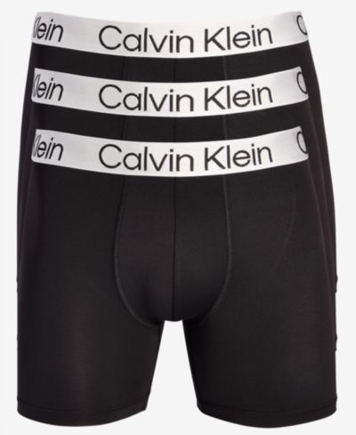 Мужские боксеры Calvin Klein Men's 3-Pk. Chromatic Brushed Micro Boxer Briefs Underwear