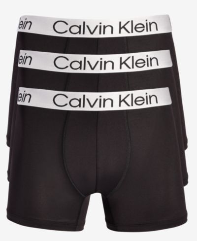 Calvin Klein Мужской 3-Pk. Chromatic Brushed Micro Trunks