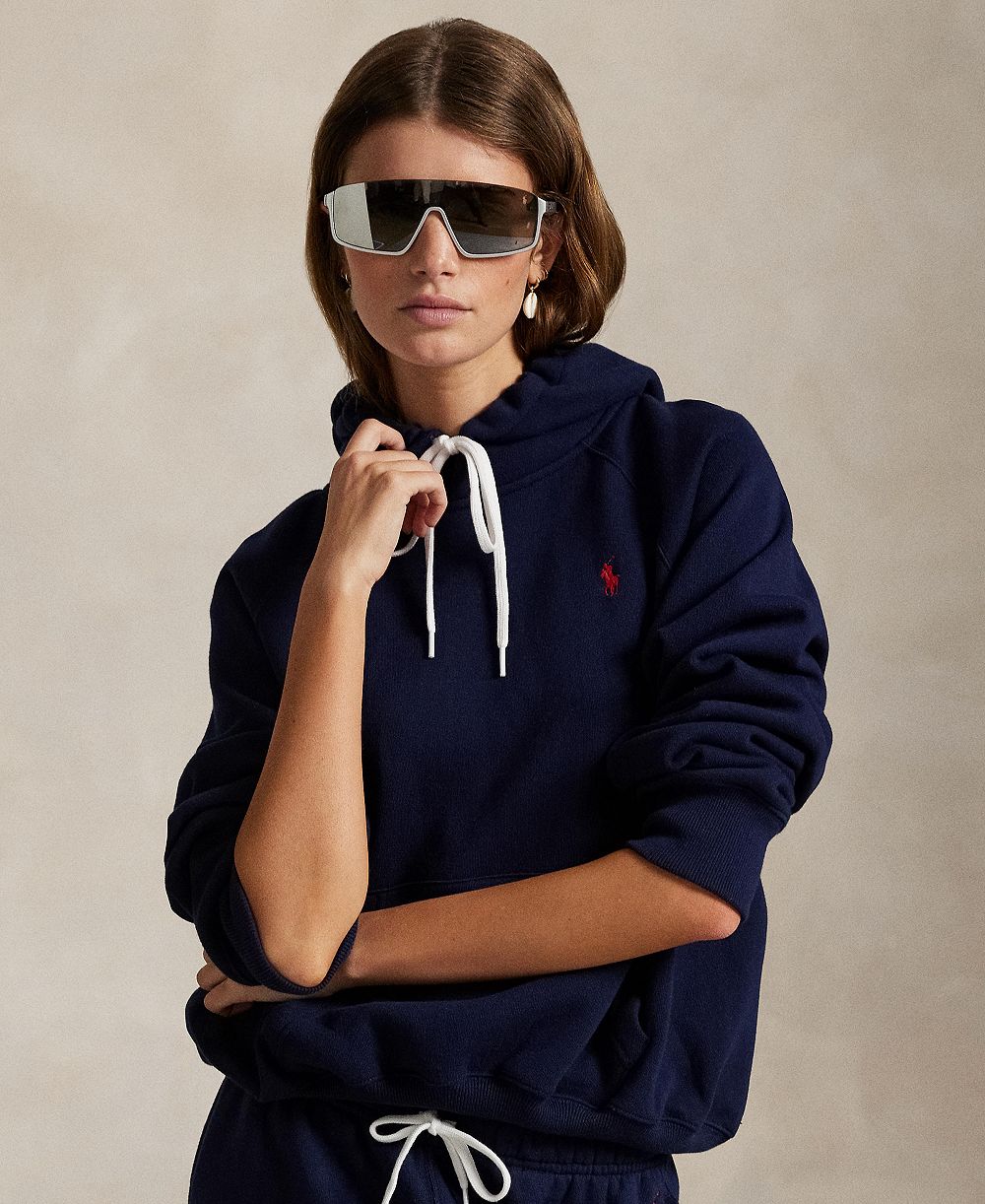 Polo Ralph Lauren Женское худи из флиса Shrunken Fit