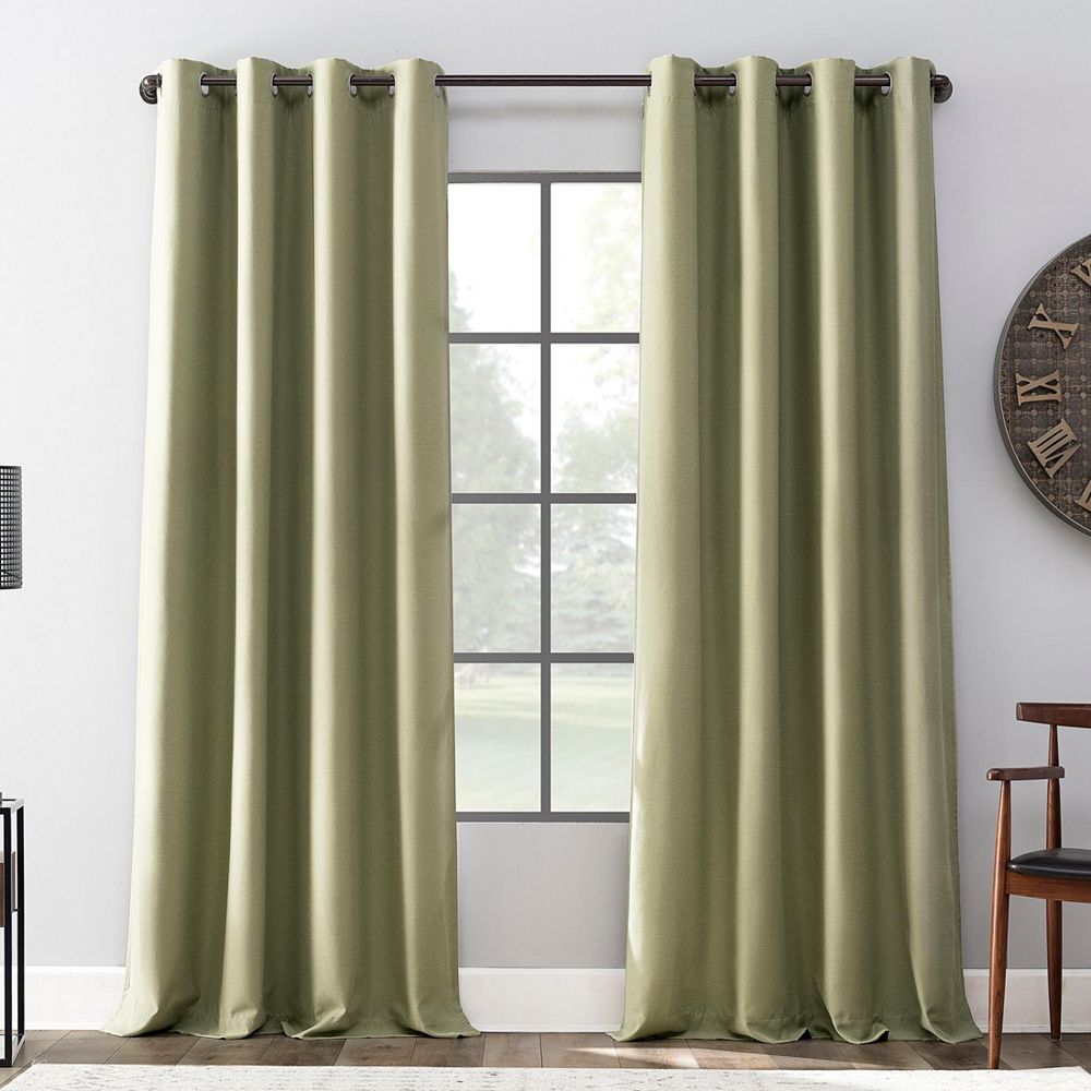 Штора Archaeo Linen Blend Blackout Grommet Top