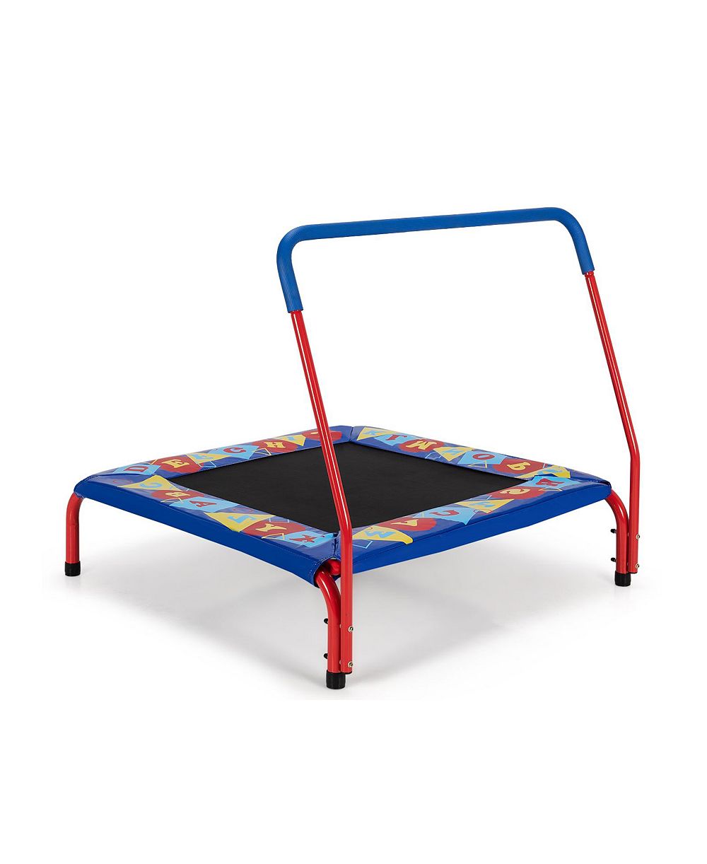 Квадратный детский батут GOUUN 36 Inch Indoor Outdoor с мягким поручнем