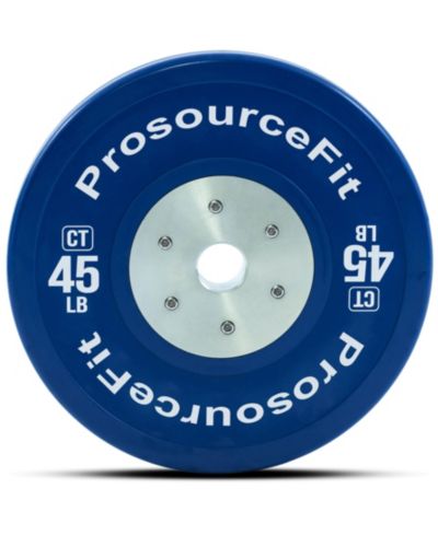 ProsourceFit Color Training Bumper Plate 45 lb, Blue