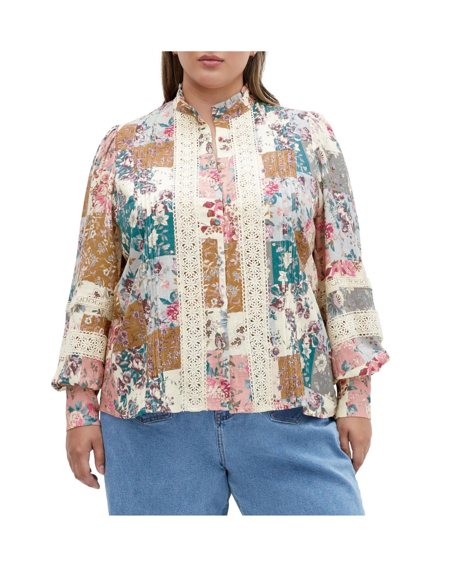 Женская рубашка CITY CHIC Plus Size Whimsical Print