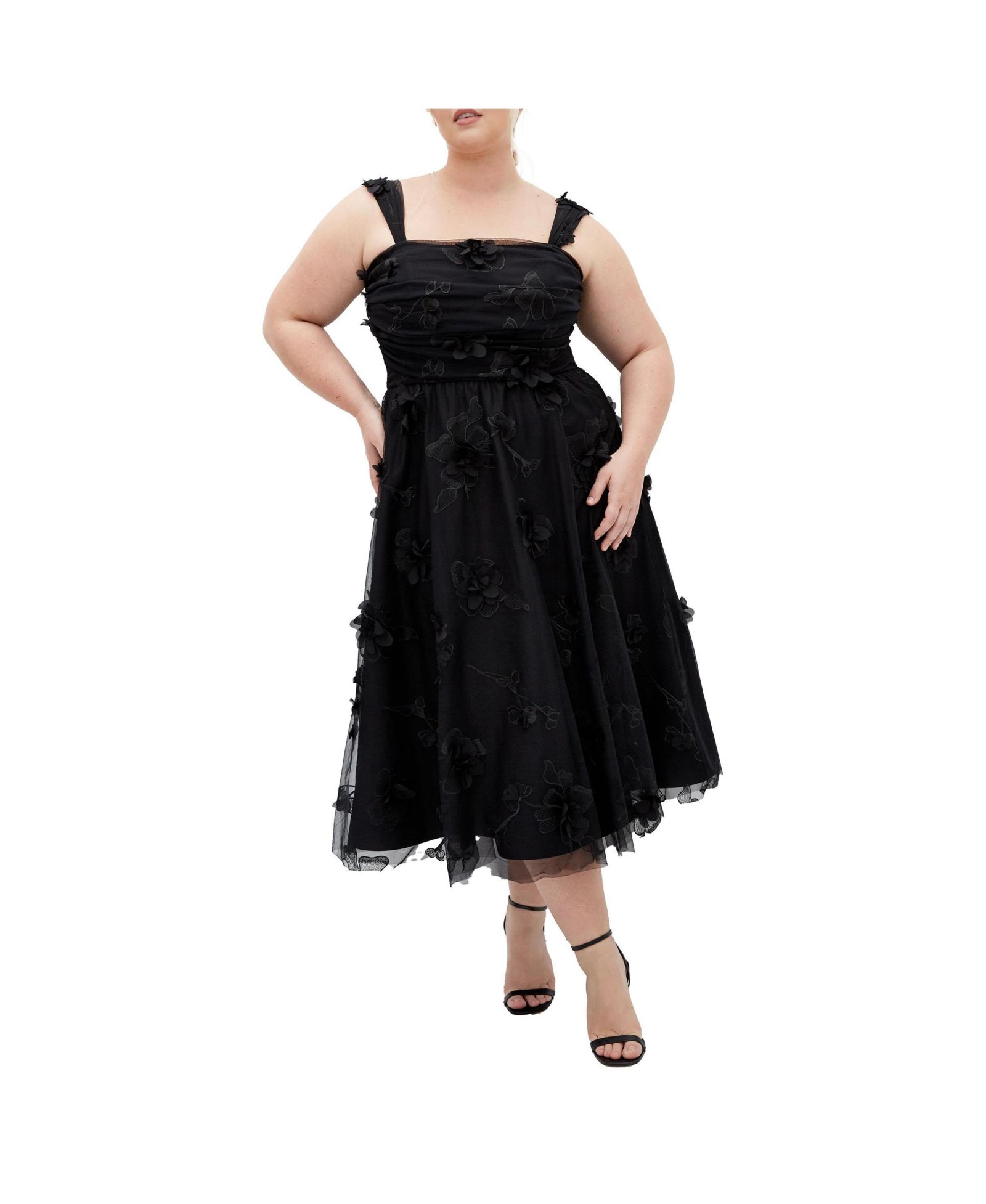 Женское платье CITY CHIC Plus Size Leilani 3D