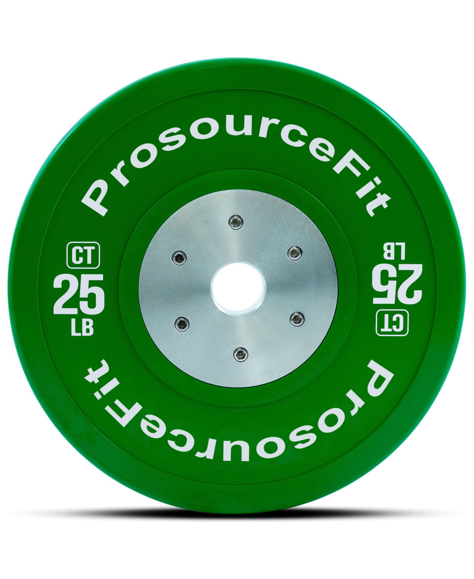 ProsourceFit Color Training Bumper Plate 25 lb, Green