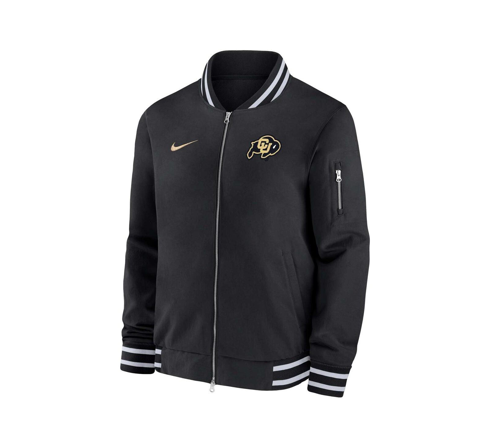 Бомбер Nike Men's Black Colorado Buffaloes Full-Zip
