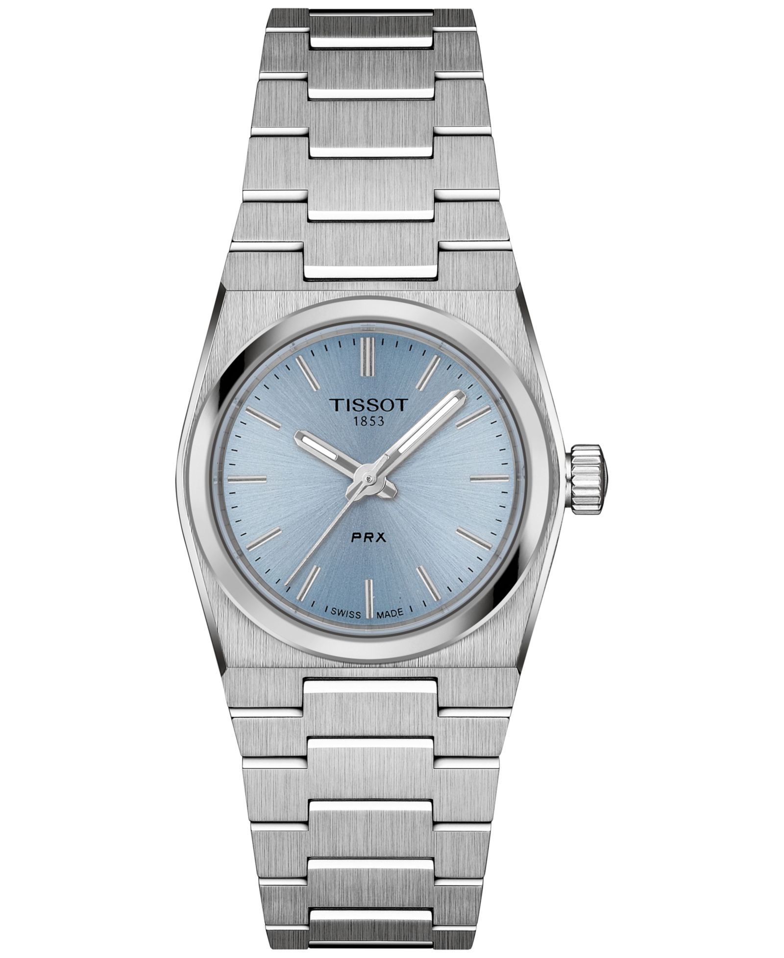 Tissot Женские швейцарские часы PRX Stainless Steel Bracelet Watch 25mm