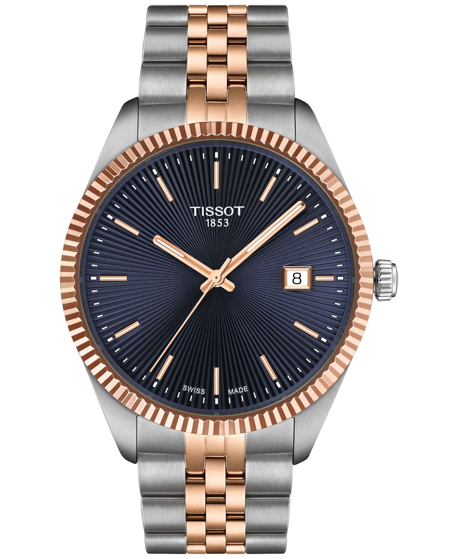 Tissot Мужской Swiss Ballade Two-Tone Stainless Steel Bracelet Watch 40mm
