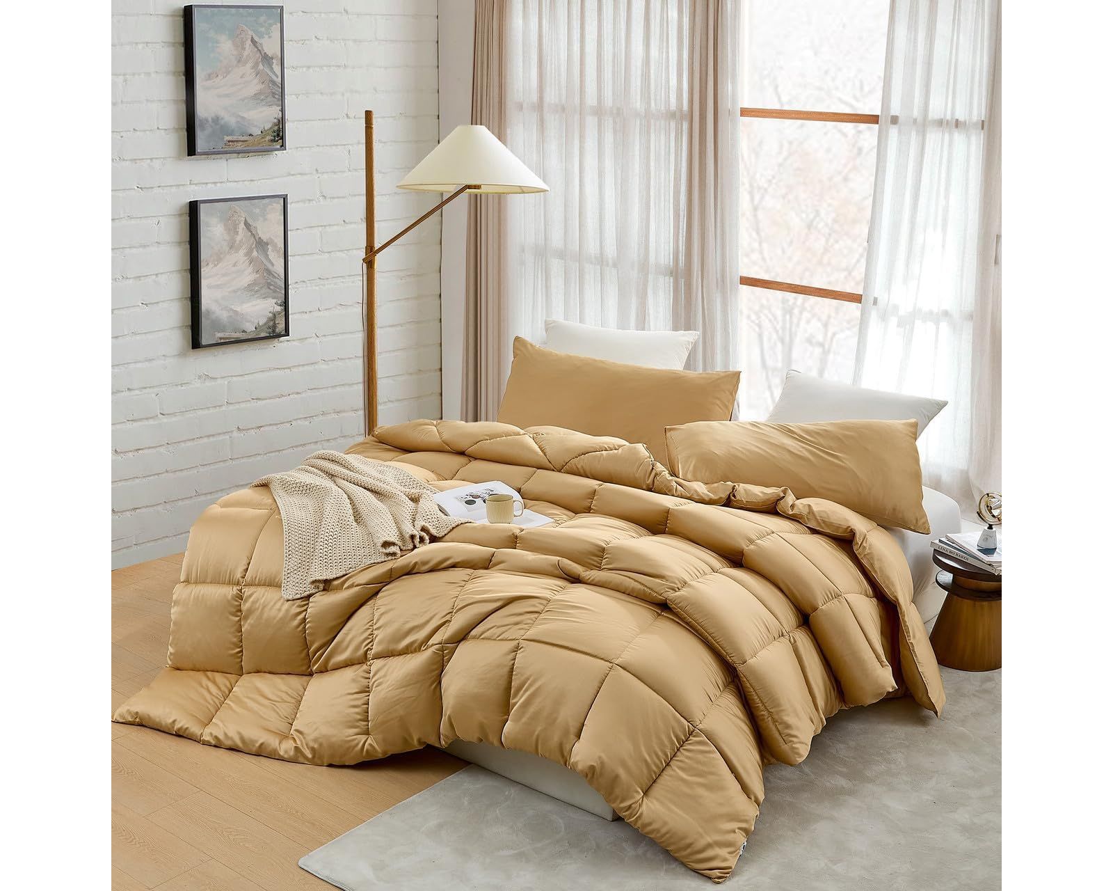Snorze Cloud комплект одеял Coma Inducer из бамбука, Oversized, New Wheat