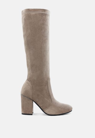 Rag and Co Womens Saloniki Microfiber Calf Boots