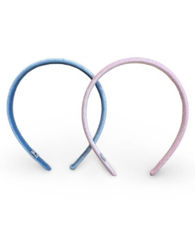 Набор тонких налобных повязок Classic Thin Padded - Pink + Blue