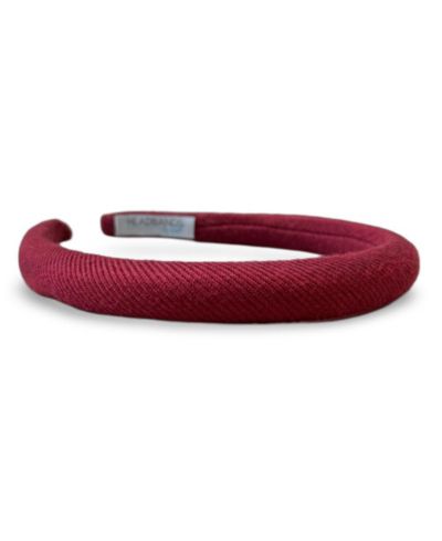 Мягкая бархатная повязка на голову - Crimson Red