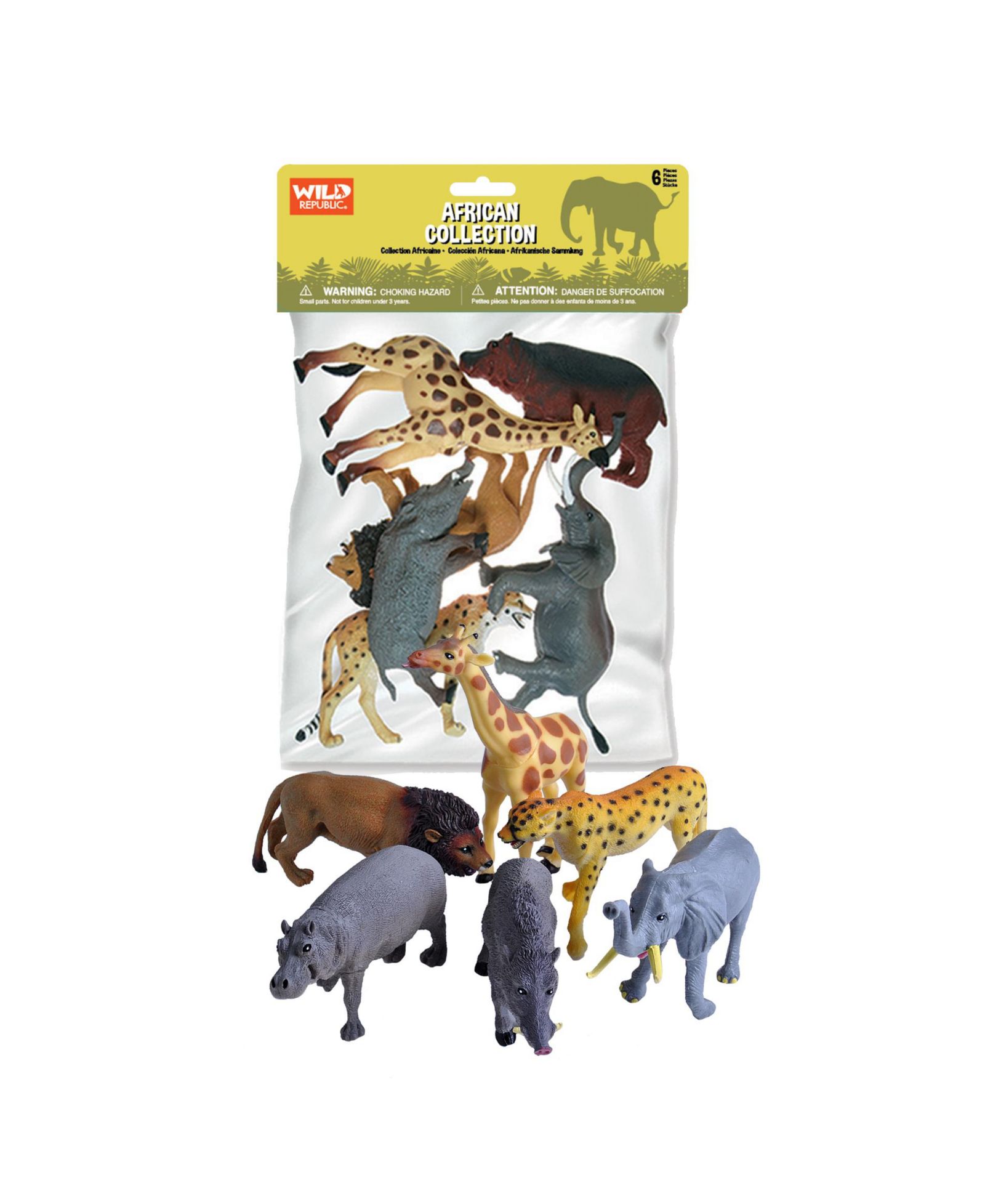 Фигурки Wild Republic Africa, 6 штук, возраст 3+