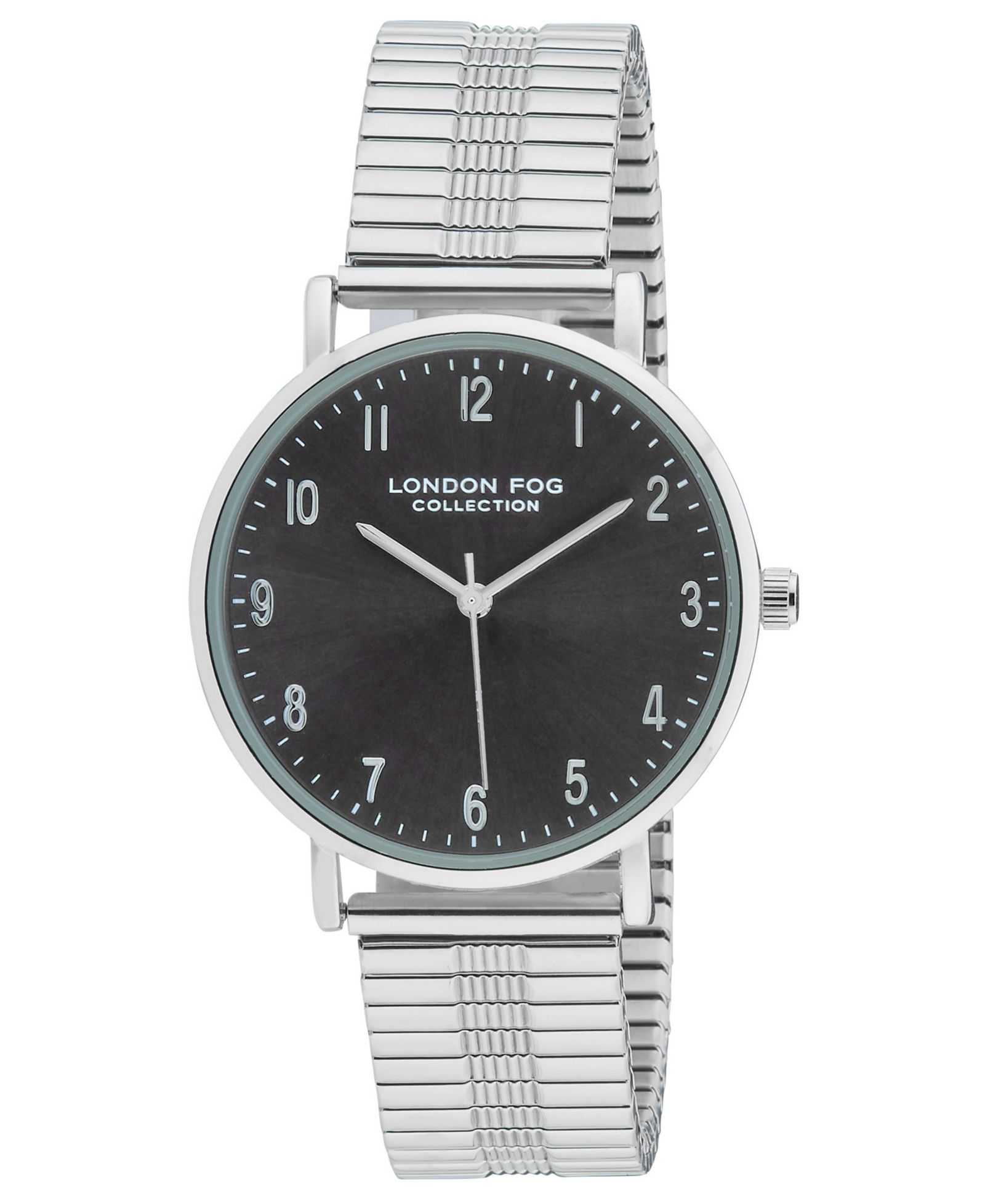Унисекс часы London Fog Baldwin Silver Link Alloy 37mm