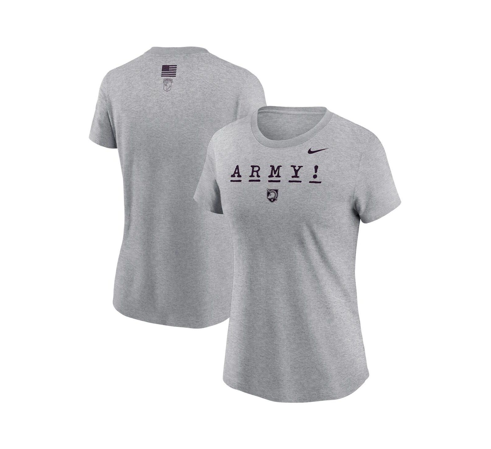 Nike Women's Gray Army Black Knights 2024 Rivalry Collection Army T-Shirt
