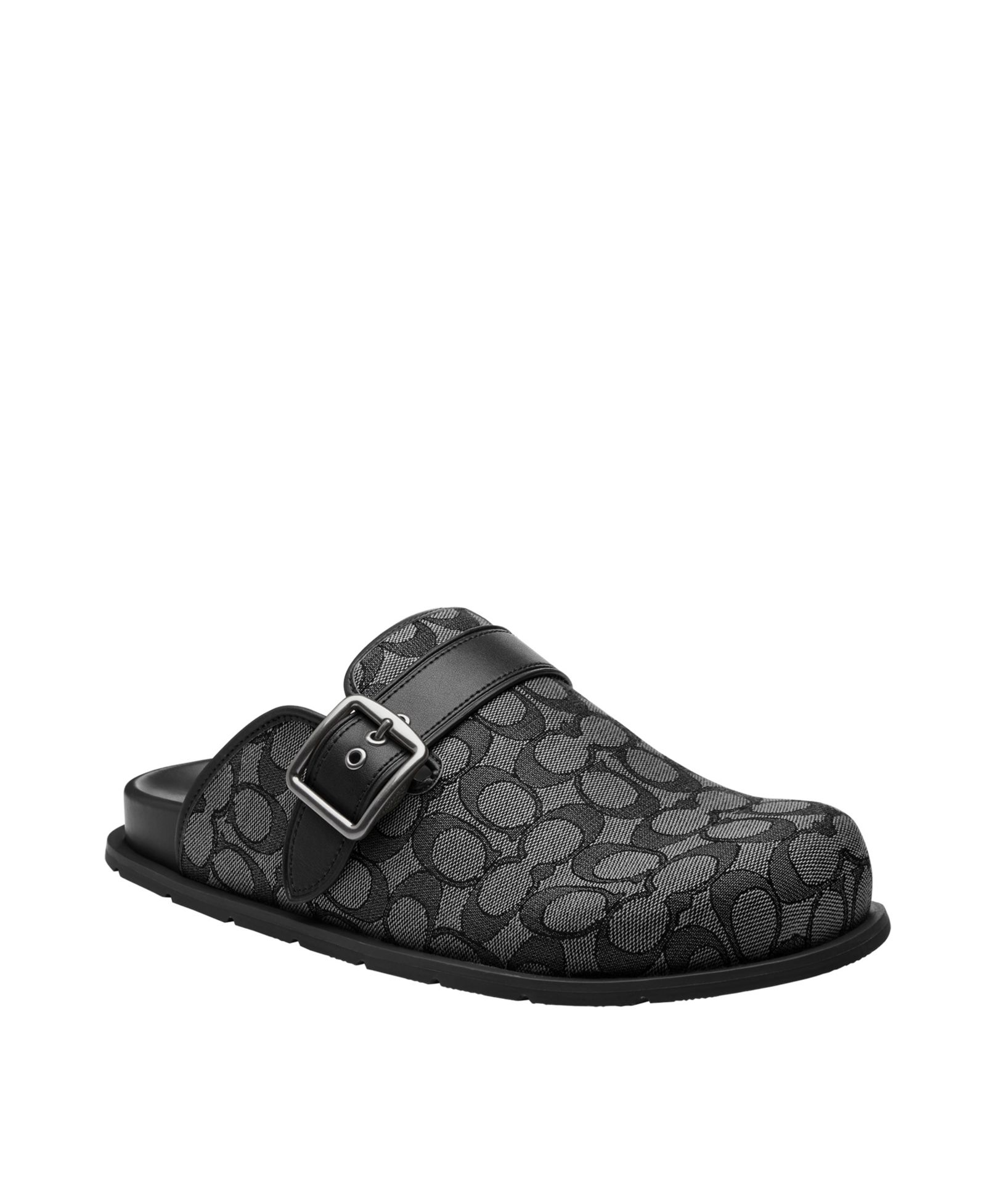 COACH Men's Buckle Clog in Signature Jacquard