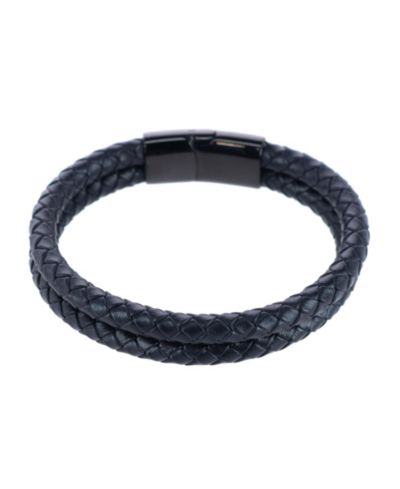 Кожаный браслет Trafalgar Loose Fit Simple 2 Band с надежным застегивающимся замком