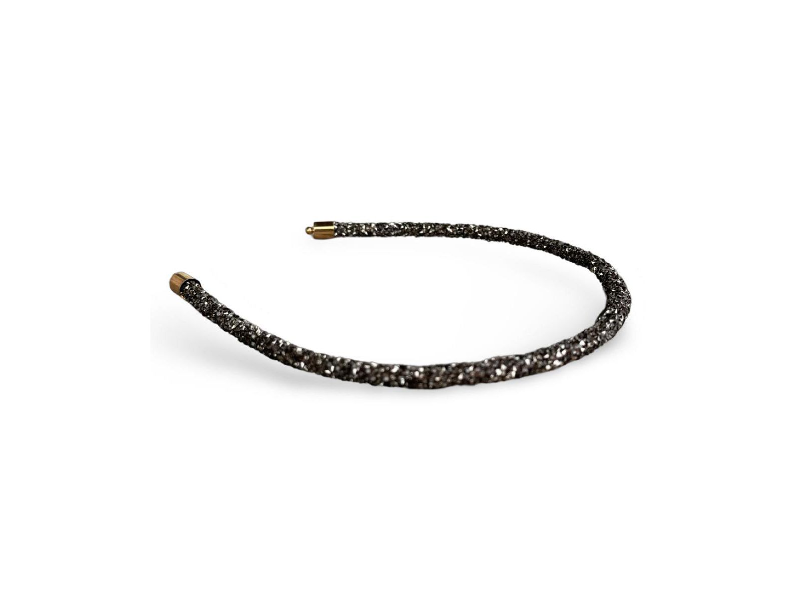Thin All that Glitters Headband - Black