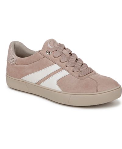 Warm Taupe/White Suede/Leather
