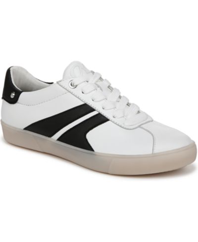 White/Black Leather
