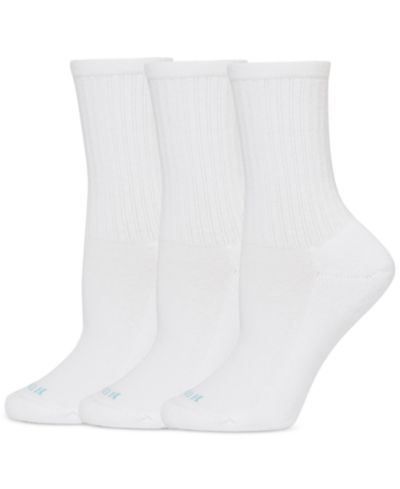 Hue Женские спортивные носки Air Cushion Crew 3-Pk. U24404