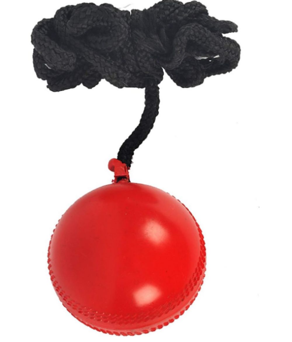 Amber Sports SG Synthetic I Ball with a cord Cricket Hanging Ball For Practice
