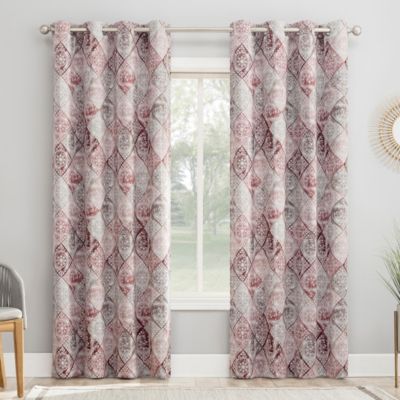 Штора Lawson Global Medallion Print Room Darkening Grommet