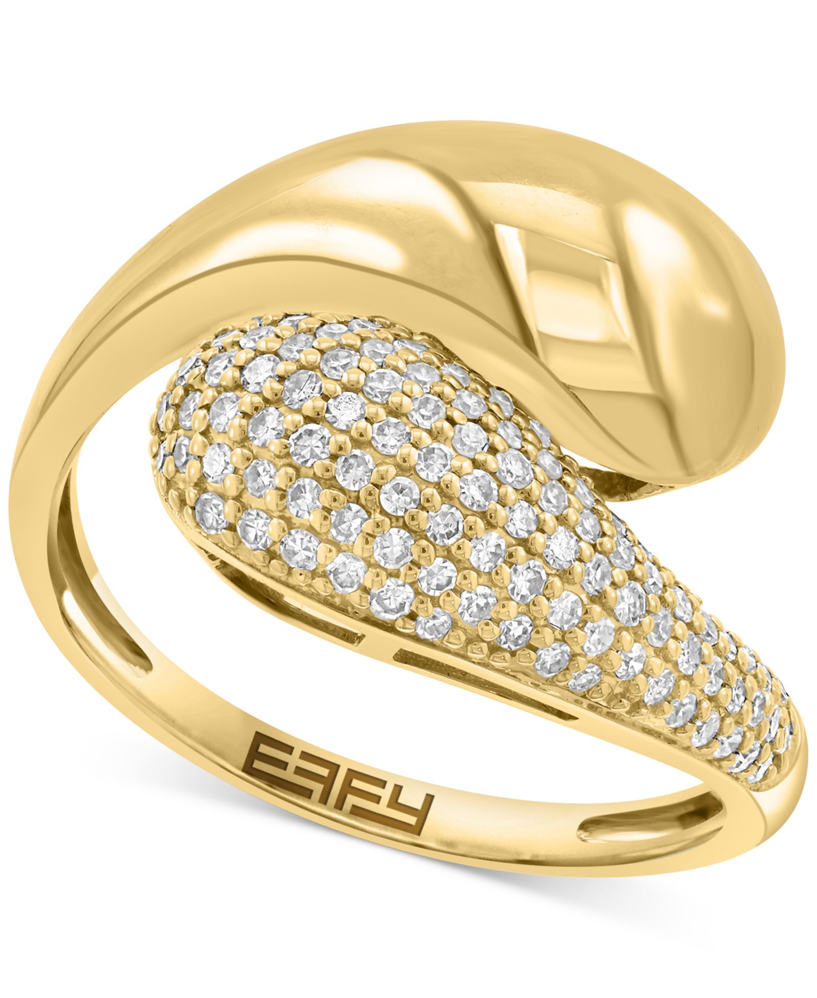 EFFY® Diamond Bypass Ring (1/3 ct. t.w.) in 14k Gold