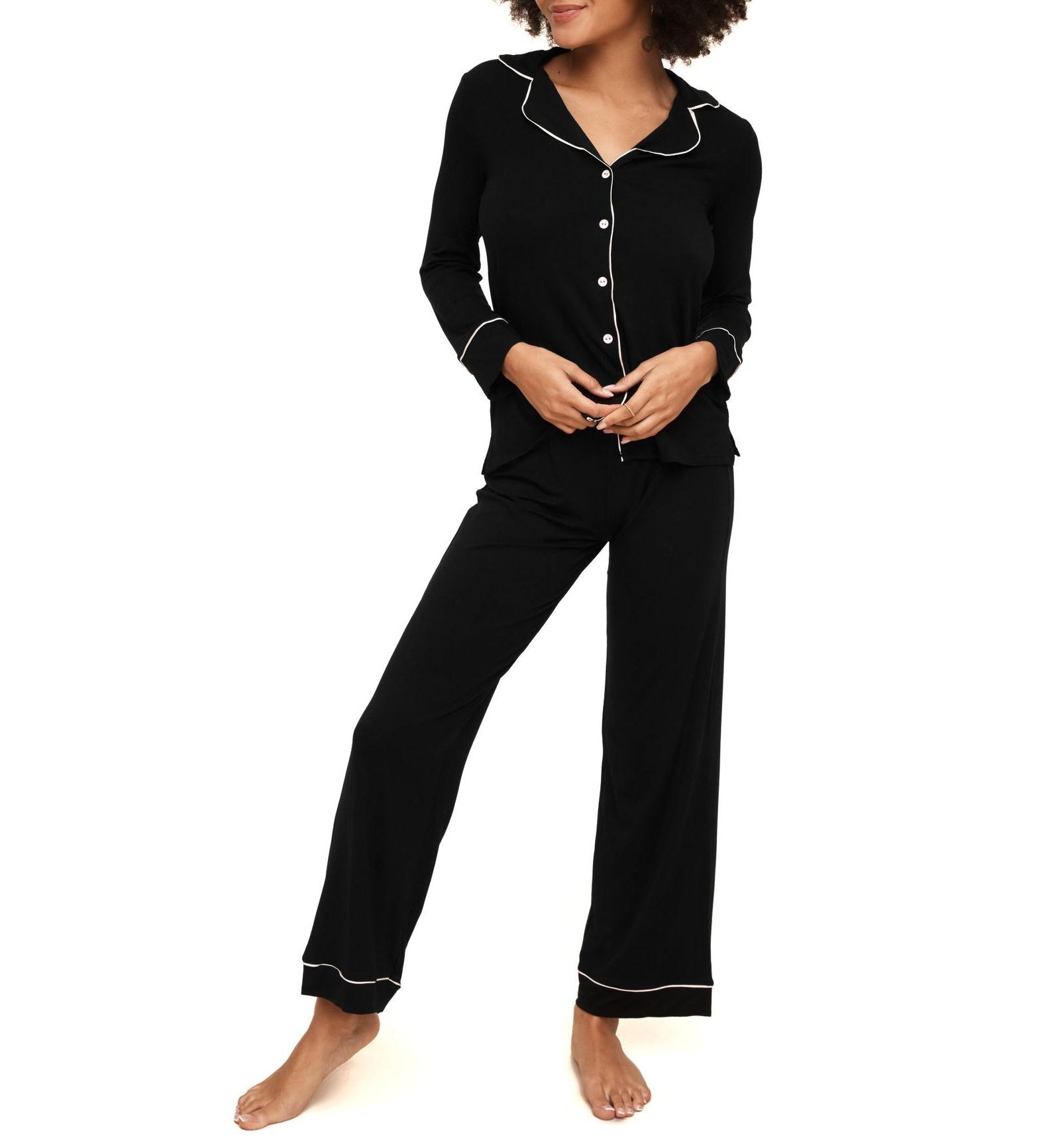 Adore Me Women's Matilda Long Sleeve Top and Pants Pajama Set