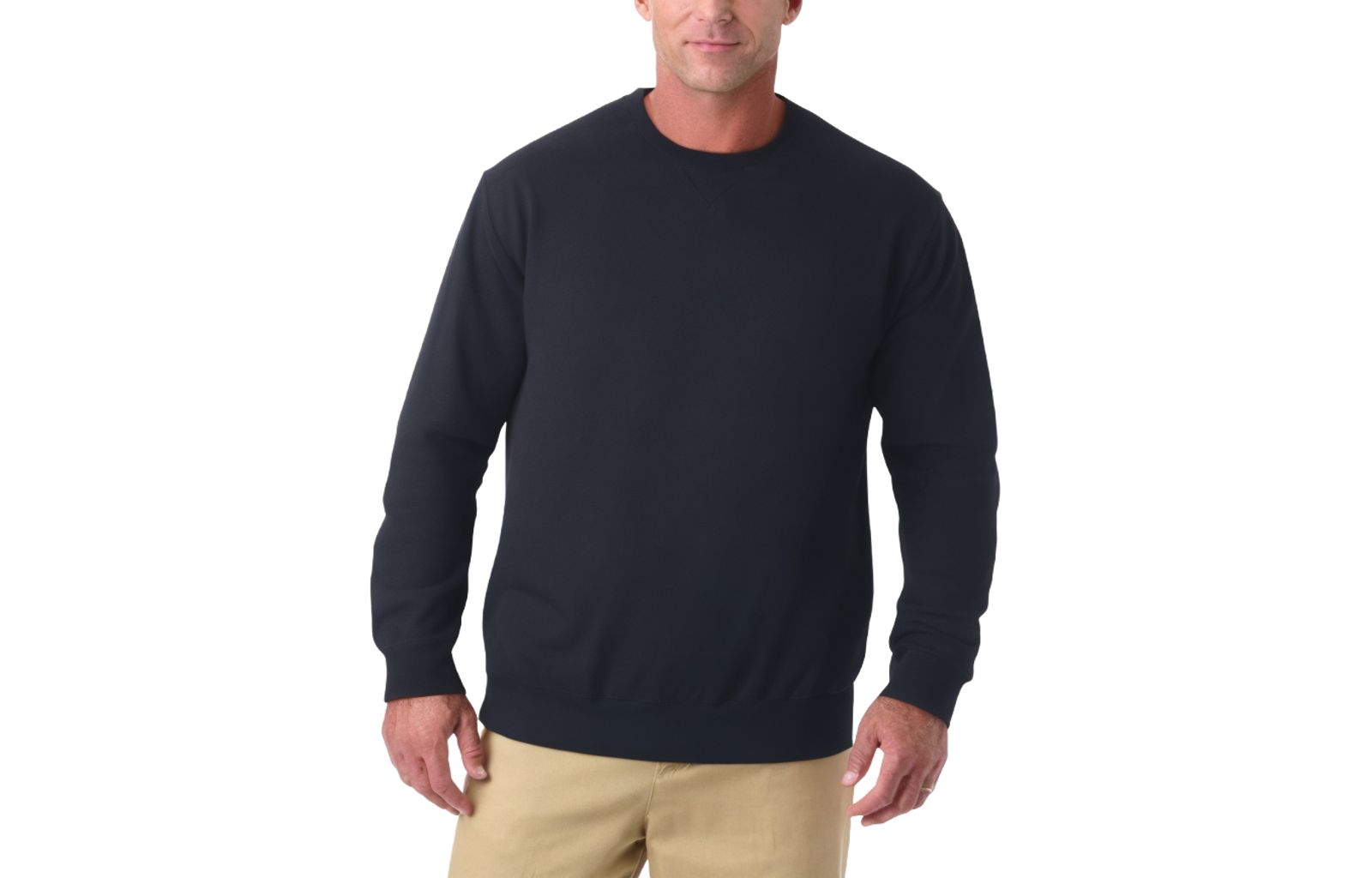 KingSize Men's Ultra-Comfort Fleece Crewneck Sweatshirt