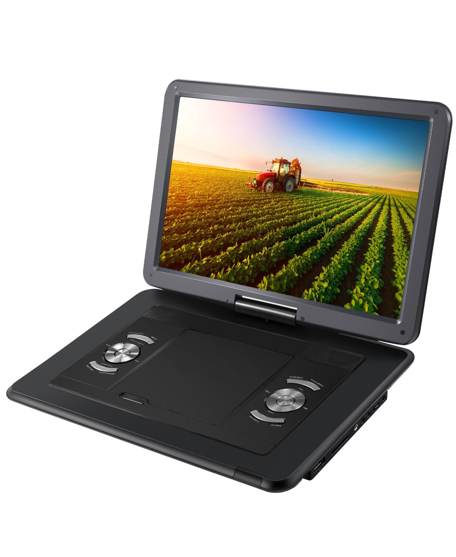 Impecca DVP-1540 15.4" Swivel Screen Portable DVD Player